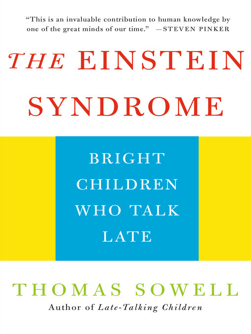 Title details for The Einstein Syndrome by Thomas Sowell - Available